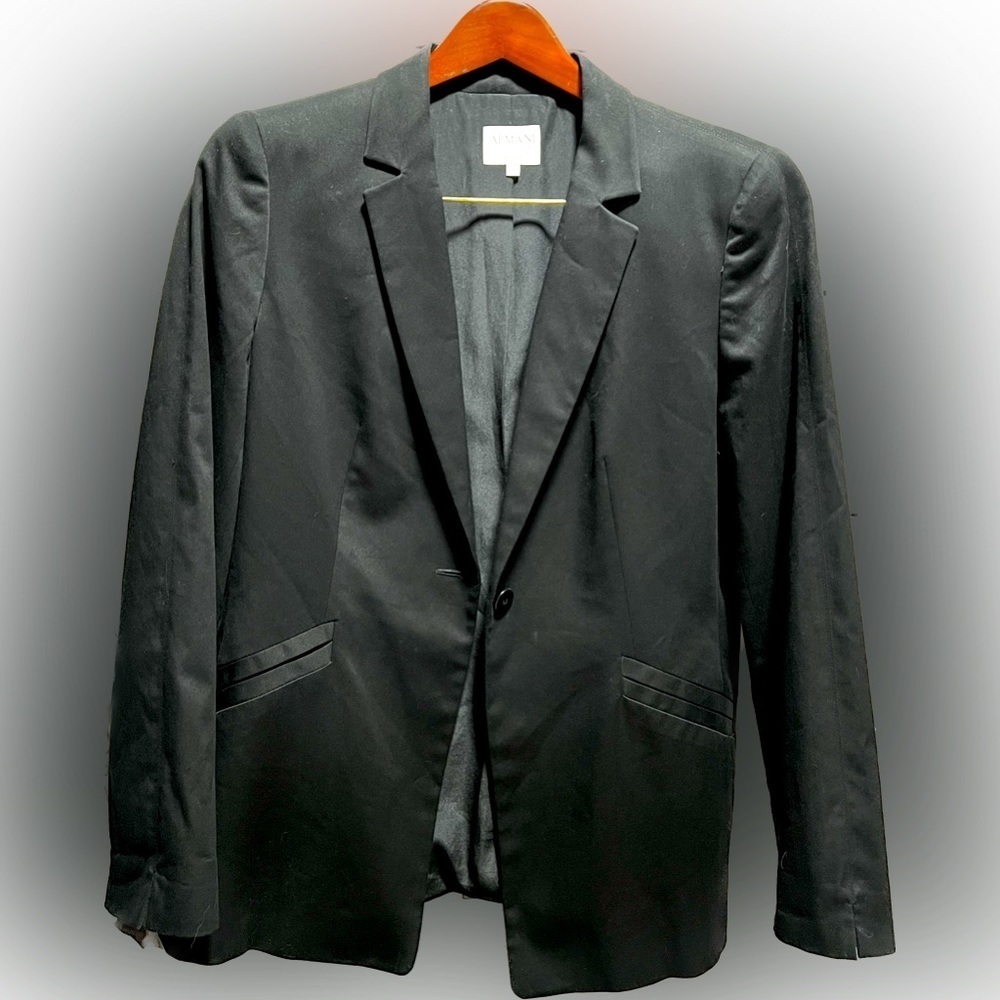 Armani Collezioni black jacket.  Size 10